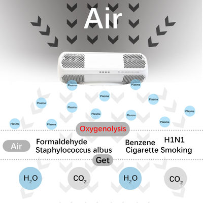 Purificatore d'aria portatile per batteri Sterilizzatore d'aria al plasma 32dB HIN1 Allergeni rimuovono gli odori di fumo