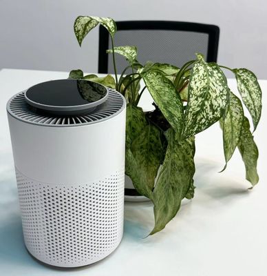 Purificatore d'aria silenzioso HC10 con consumo di energia di 6 watt per fumo di tabacco con timer