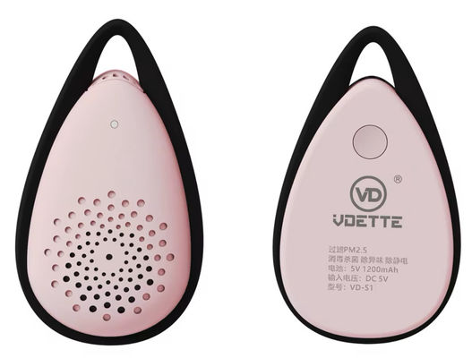 Manuale dell'utente incluso VDETTE NC01 Purificatore d'aria indossabile per sterilizzazione sicura ed efficace